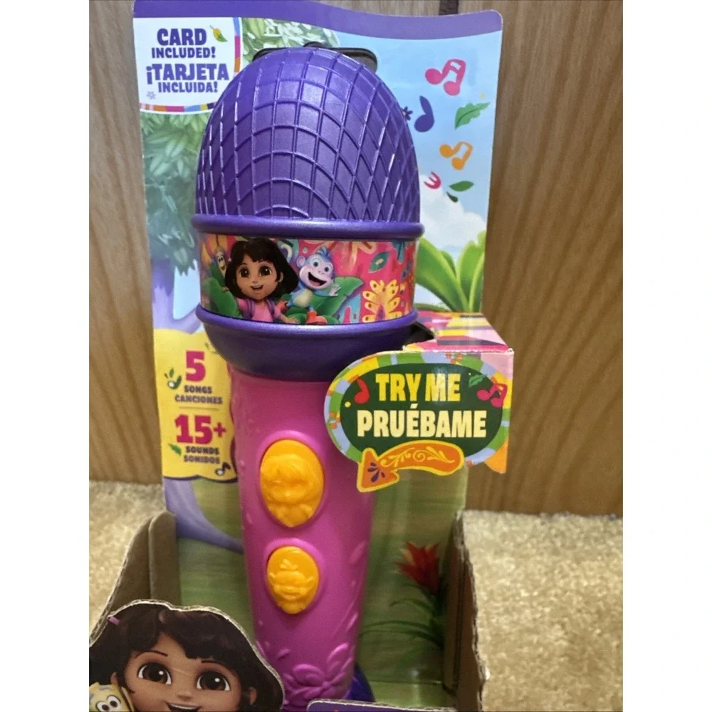 Dora Rainforest Rhythms Microphone with Music, Sound Fx